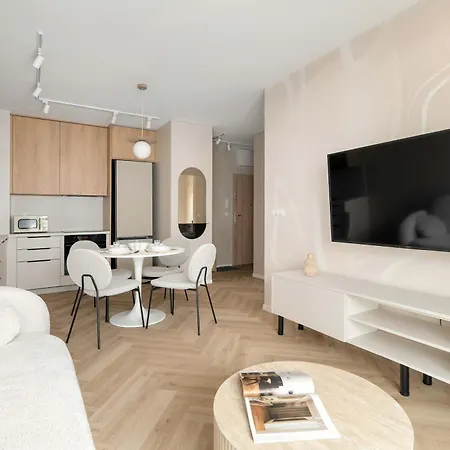 Apartament Beige In With Parking And Air Conditioned Living By Renters *